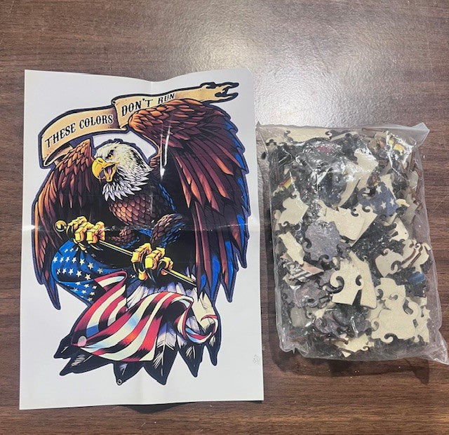 These Colors Don't Run - Wooden Jigsaw Puzzle